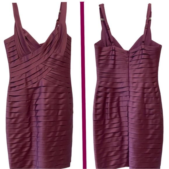 PROM! NWOT BCBG MAXARIZIA MITZI Pristine Lilac Bandage Dress! Perfect for Prom! - Picture 5 of 13